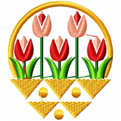Flowers Embroidery Design 9